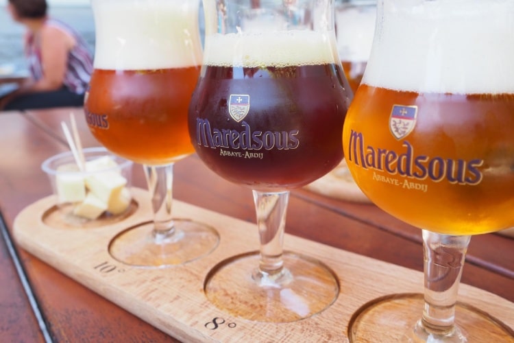 Abdij van Maredsous, bier proeverij
