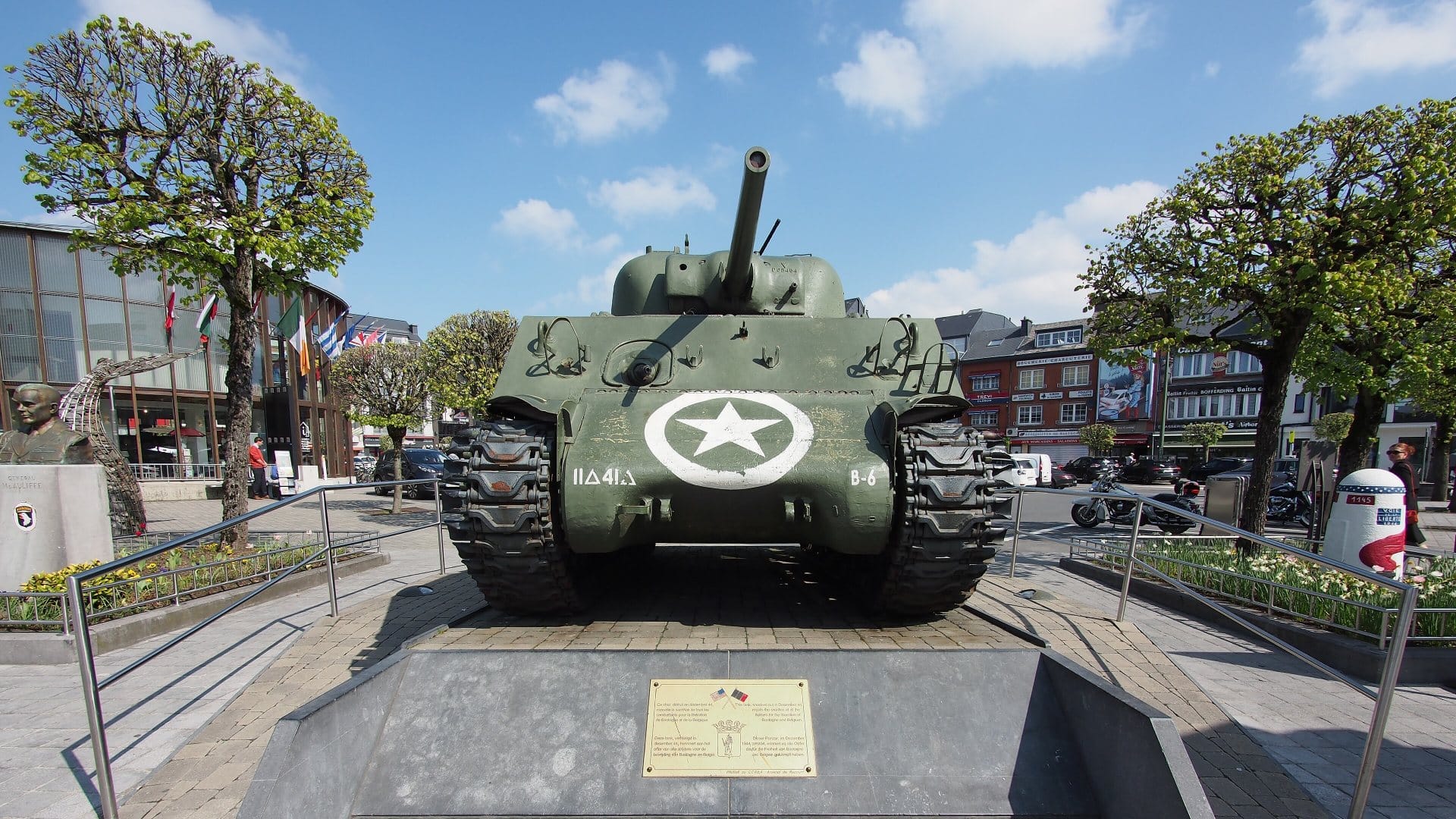 Bastogne / Bastenaken, stad in de Ardennen