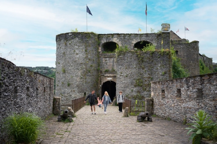 Kasteel van Bouillon in de Ardennen