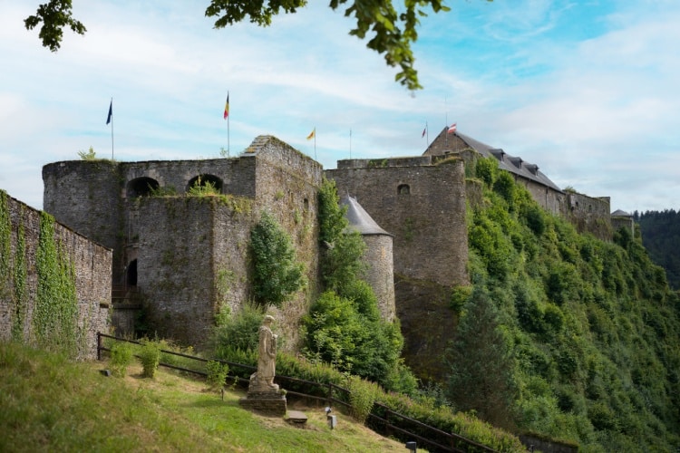Kasteel van Bouillon in de Ardennen