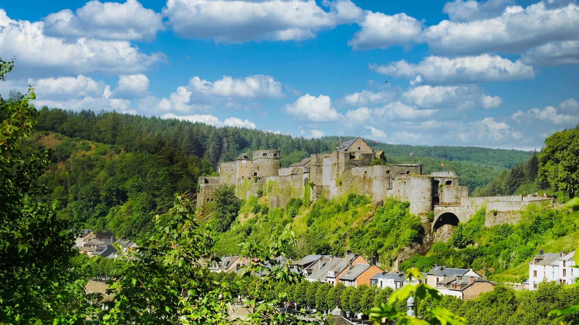Kasteel van Bouillon in de Ardennen