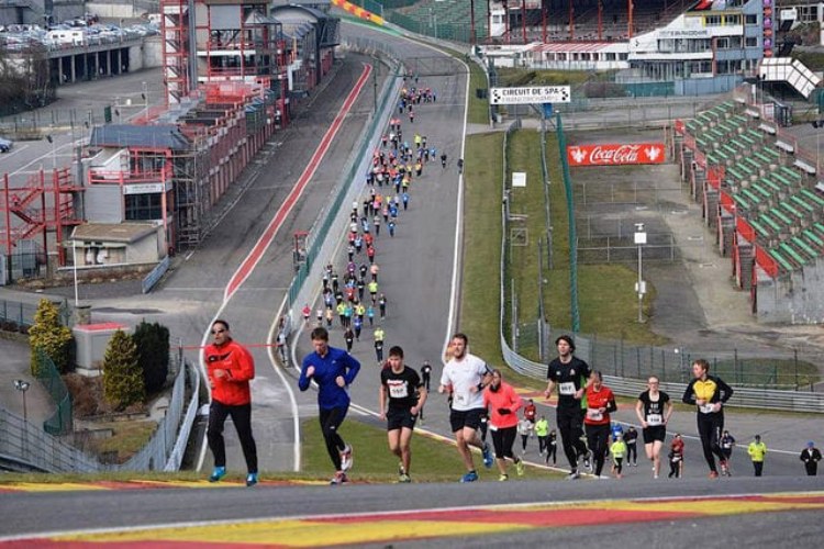 Hardlopen op Spa-Francorchamps op 9 maart 2024