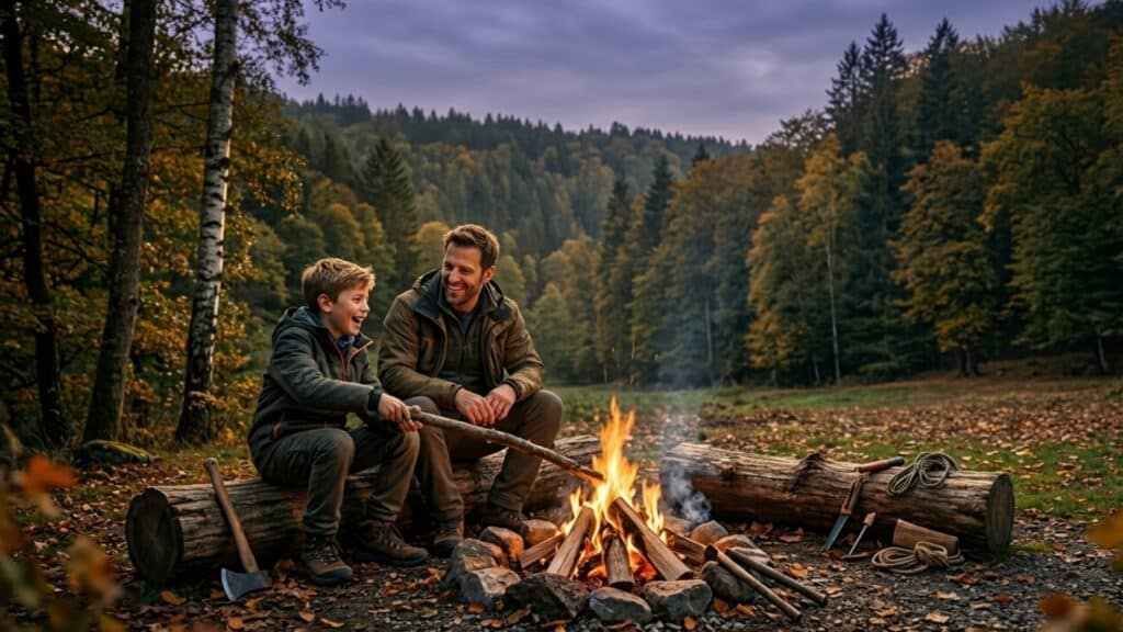 Ouder-Kind Survival Weekend Ardennen