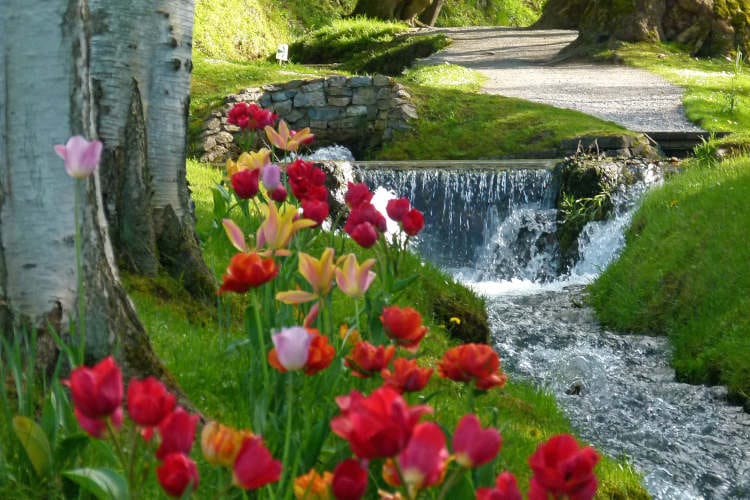 Romantische wandeling in de Watertuinen van Annevoie