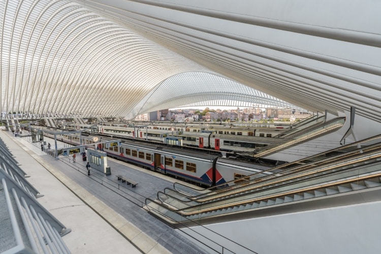 Station Liège-Guillemins in Luik