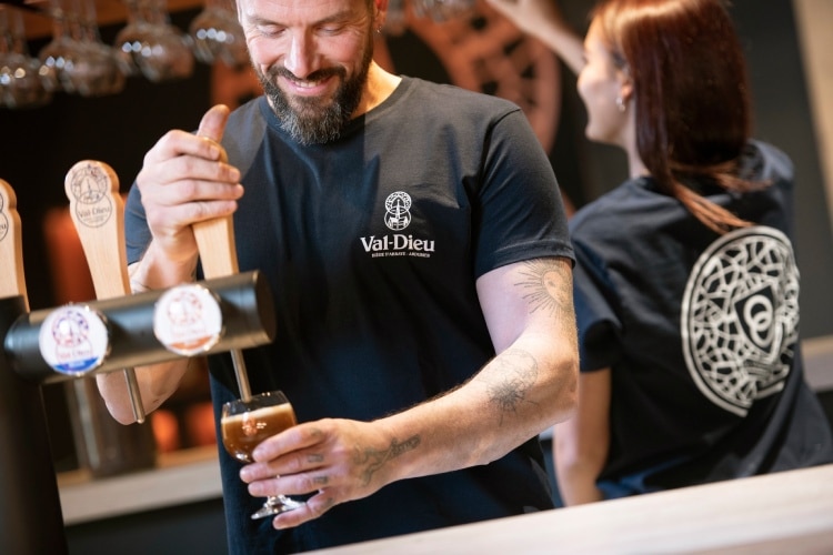 Rondleiding in de brouwerij van Val-Dieu