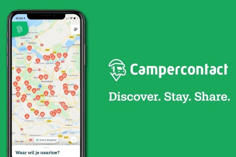 campercontact handige app voor kamperen