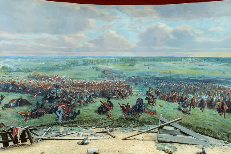 Panorama Slag bij Waterloo 1815