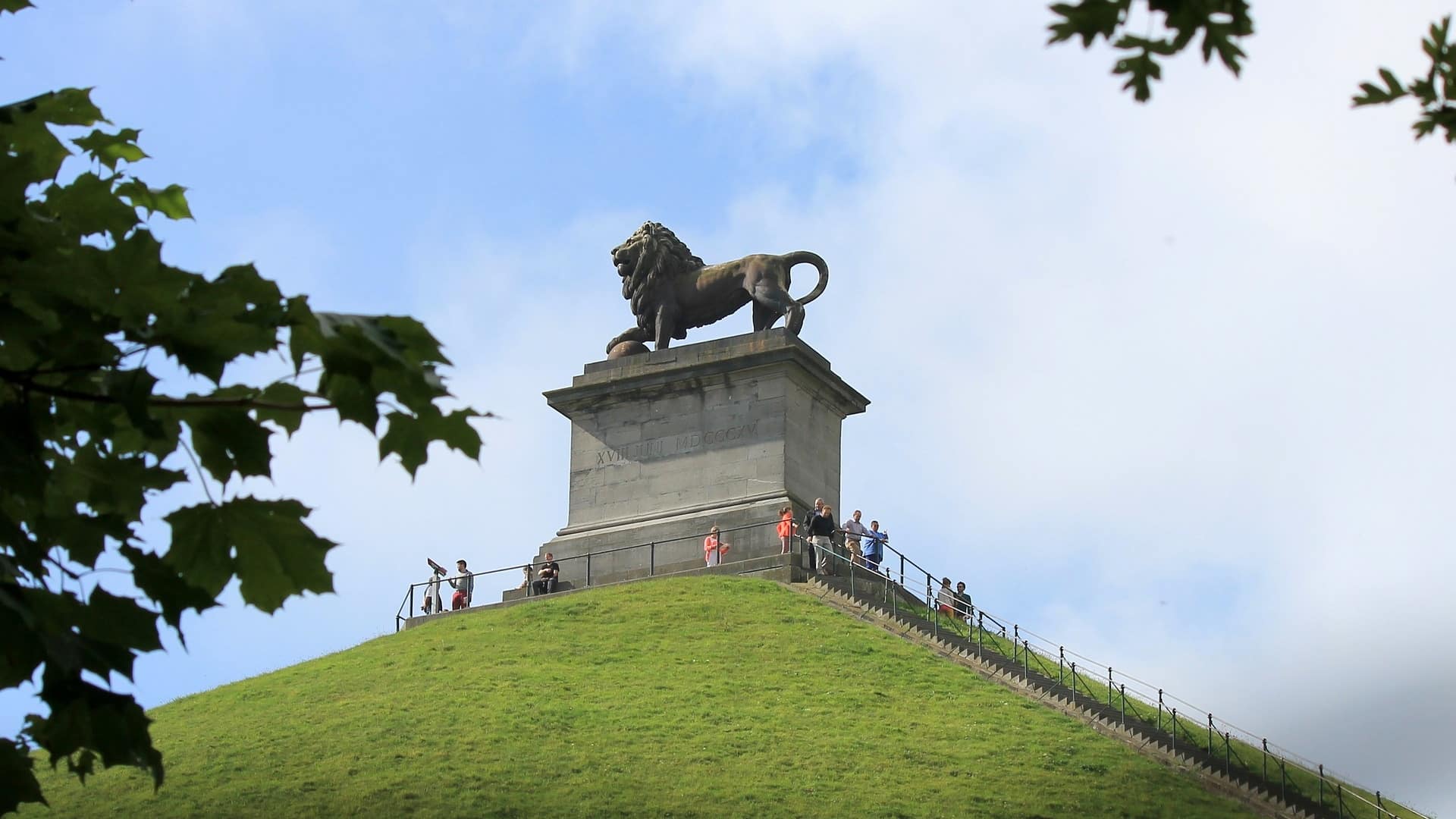 Leeuw van Waterloo monument in België