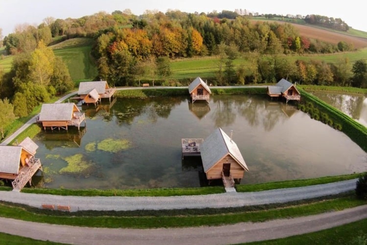 Aqualodge Hotel - unieke chalets op het water