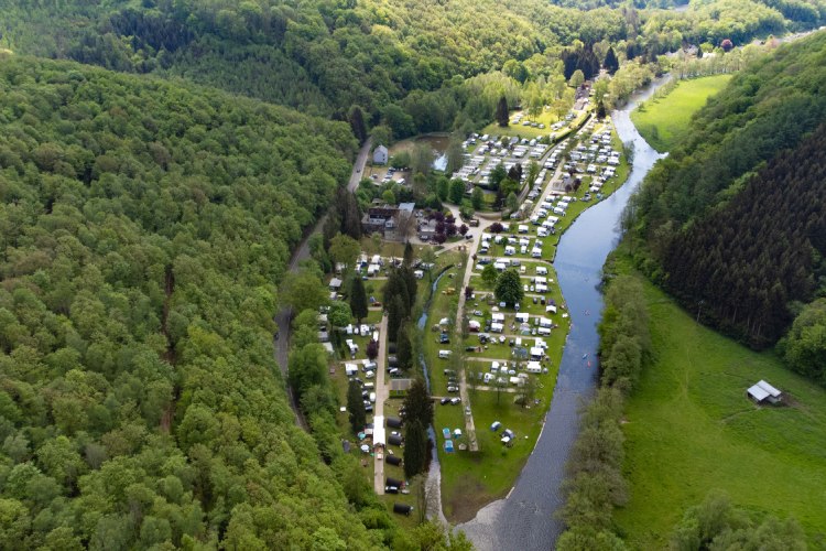 ligging camping la roche-en-ardenne