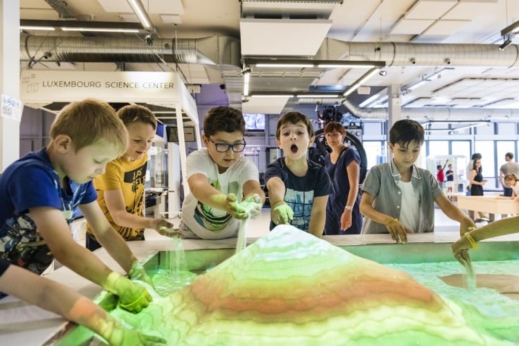 Luxembourg Science Center in Differdange in Luxemburg