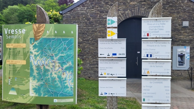 Wandelroutes in Vresse sur Semois