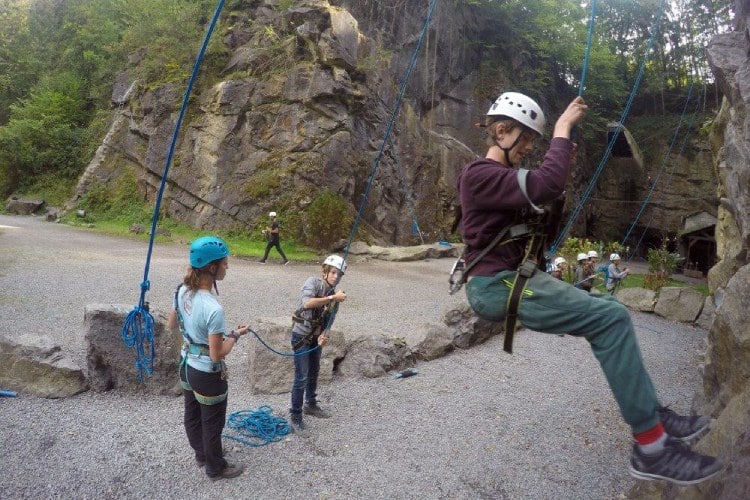 Klimmen in de Ardennen: Avontuur in de Steengroeve