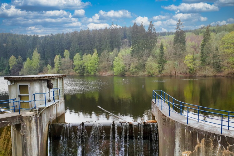 Stuwmeer Perlenbach bij Monschau