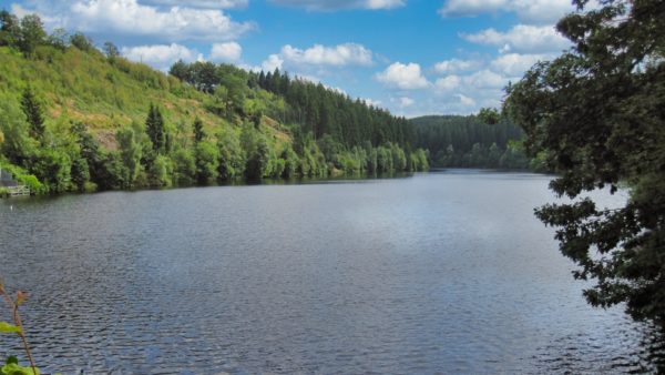 Stuwmeer Perlenbach bij Monschau