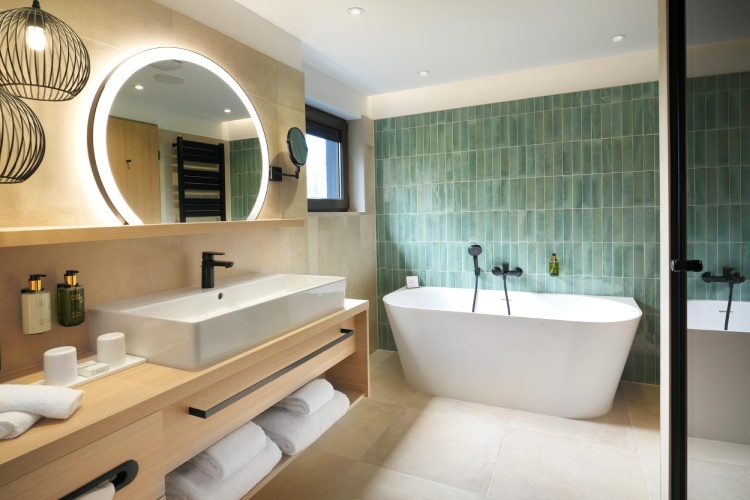 Hotel Bütgenbacher Hof badkamer