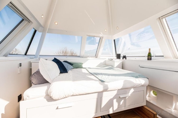 Bovenste etage in de Toren van Larbuisson