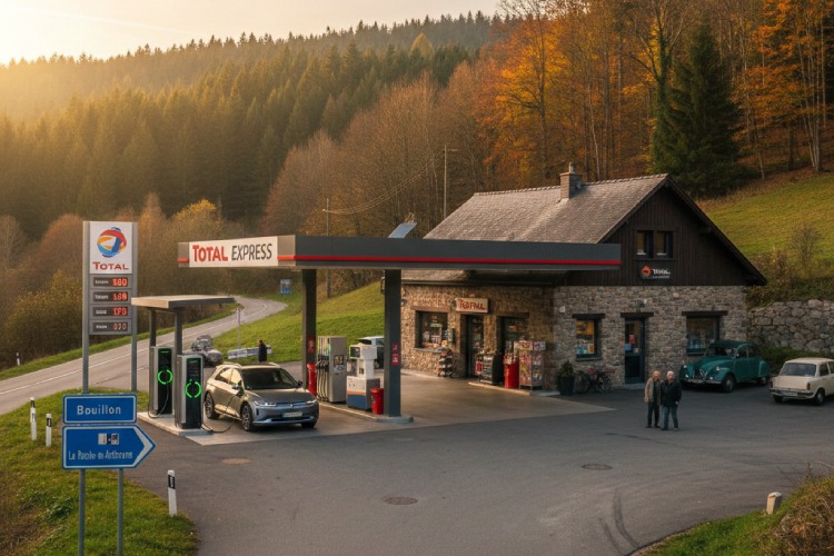 Tanken in de Ardennen is goedkoper
