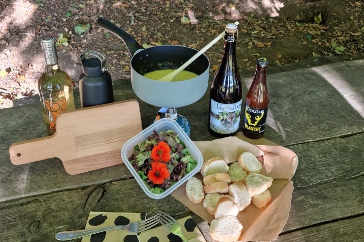 Culinaire wandeling met kaasfondue in de Ardennen