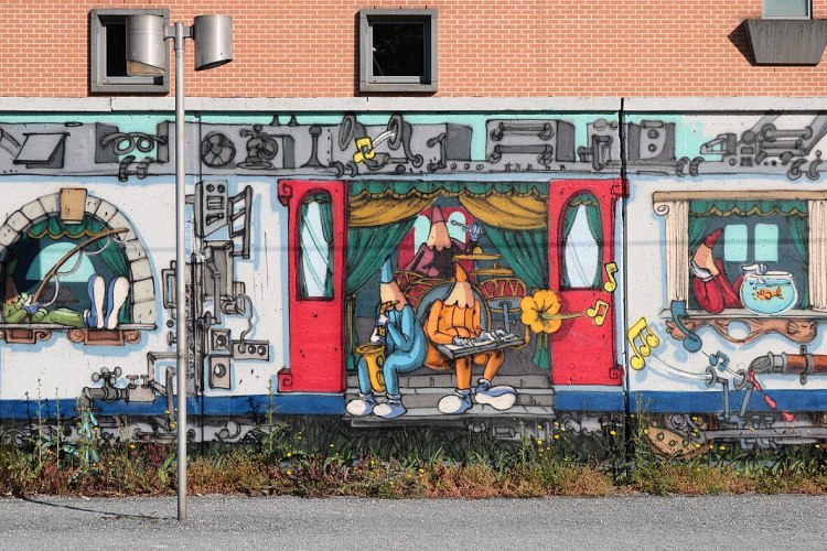 Street Art Parcours in Louvain-la-Neuve