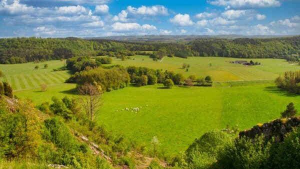 Panorama bij Han-sur-lesse