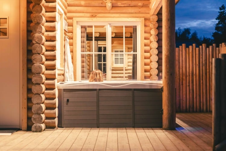 Refugio in Aywaille: romantisch chalet met jacuzzi en sauna