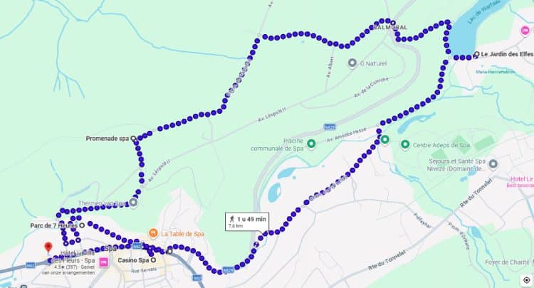 Wandelroute Spa