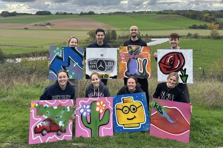 Graffiti workshop in de Ardennen